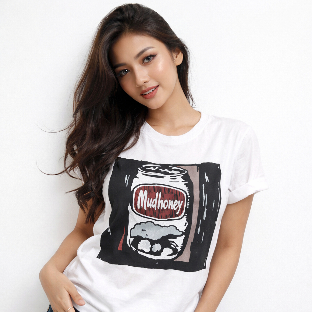 Kaos Band Mudhoney Grunge Vintage 90s Washed Oversize Kaos Distro Streetwear Alice in Chains Style P