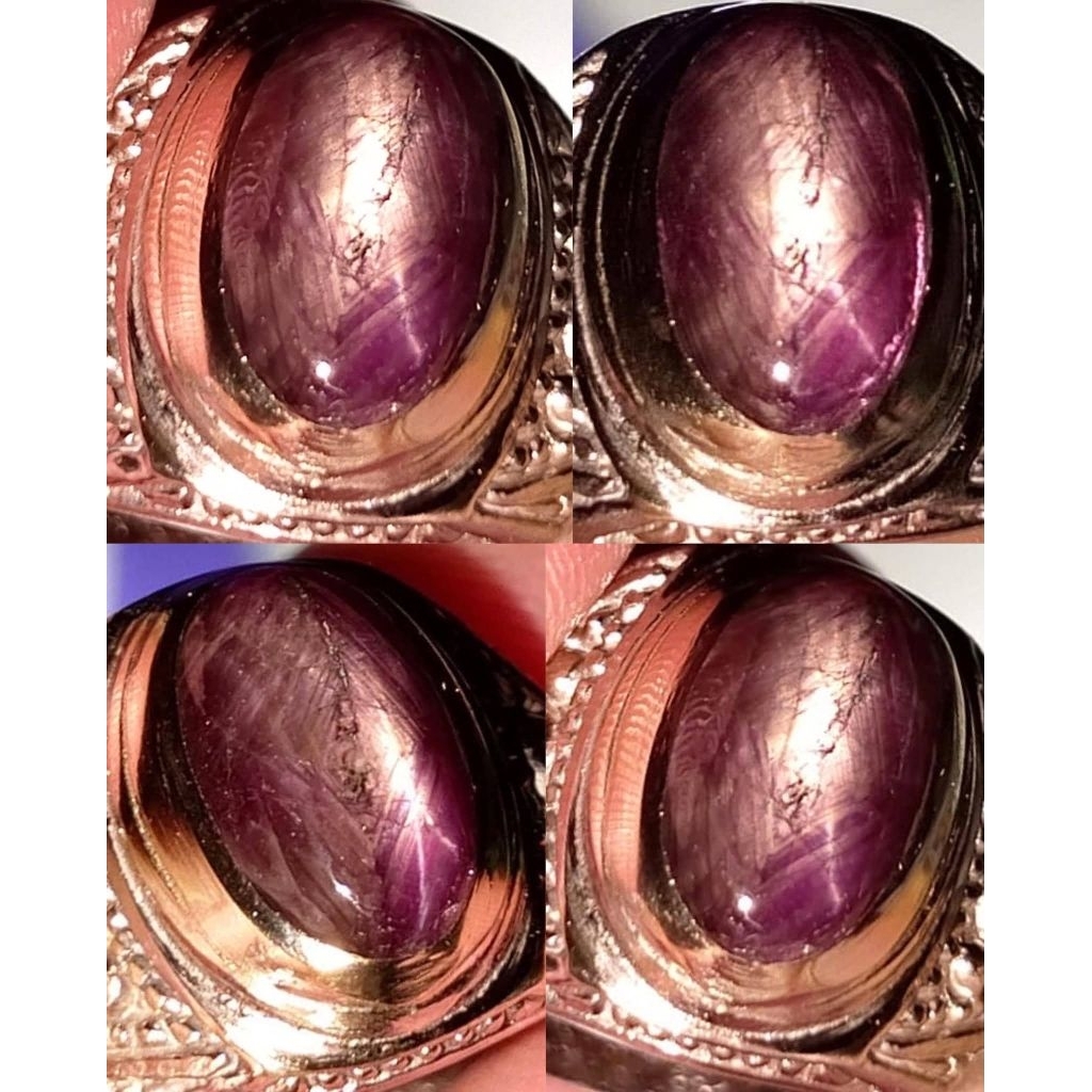 PERMATA RUBY STAR 12 MERAH DAGING LUSTER MAYUNG LABA-LABA AJIB ANTIK