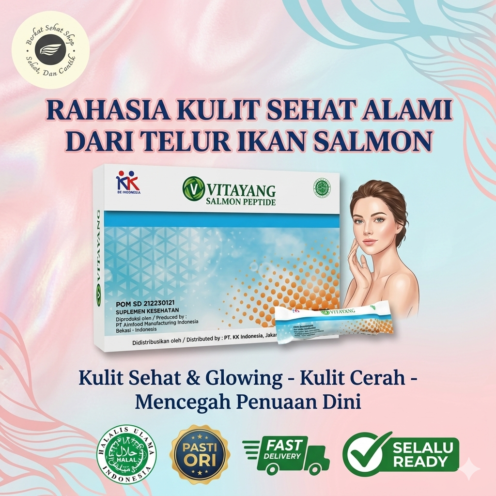 SOP Salmon Ovary Peptide || SOP Subarashi || Vitayang Sertifikasi Jepang KK Indonesia
