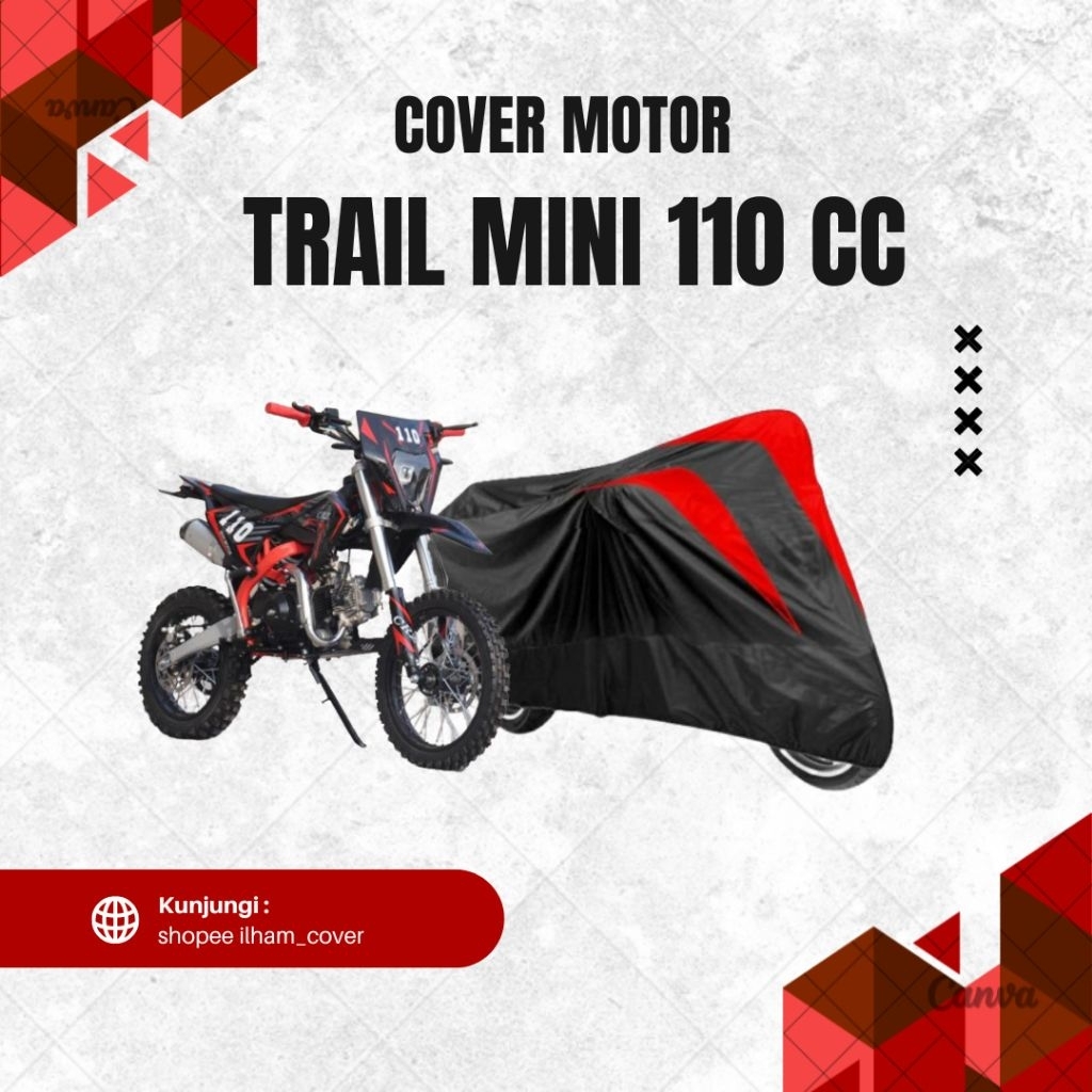 Sarung Cover Motor Trail Mini 110cc