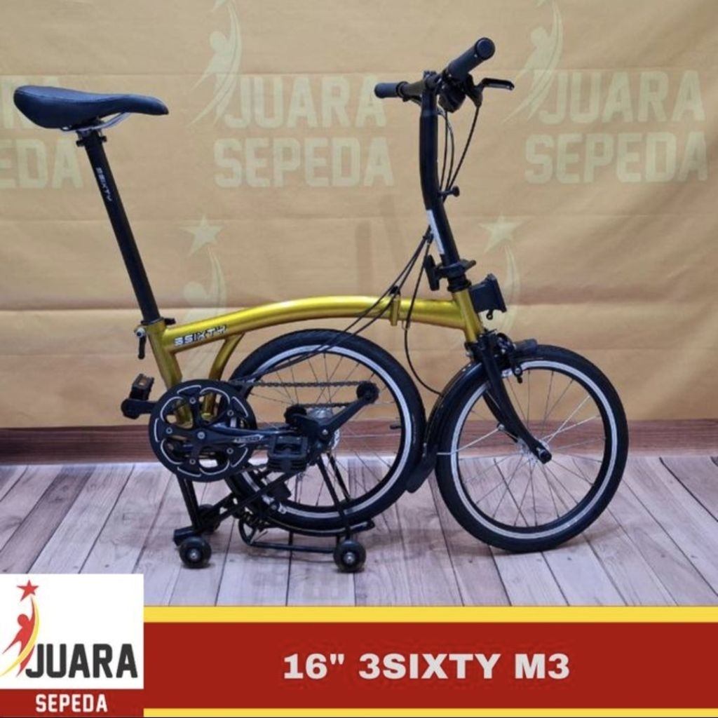Sepeda Lipat 3sixty M3 16 inch Folding Bike ThreeSixty