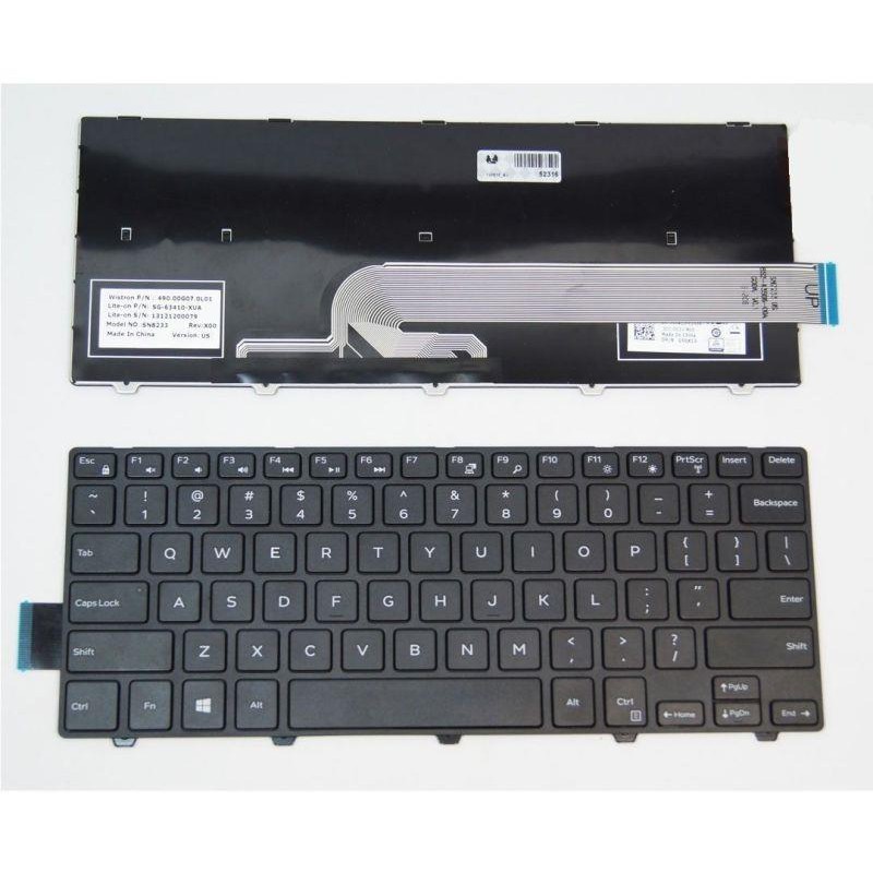 Keyboard Laptop Dell Inspiron 14-3000 14-3441 14-5442 14-7447 Series