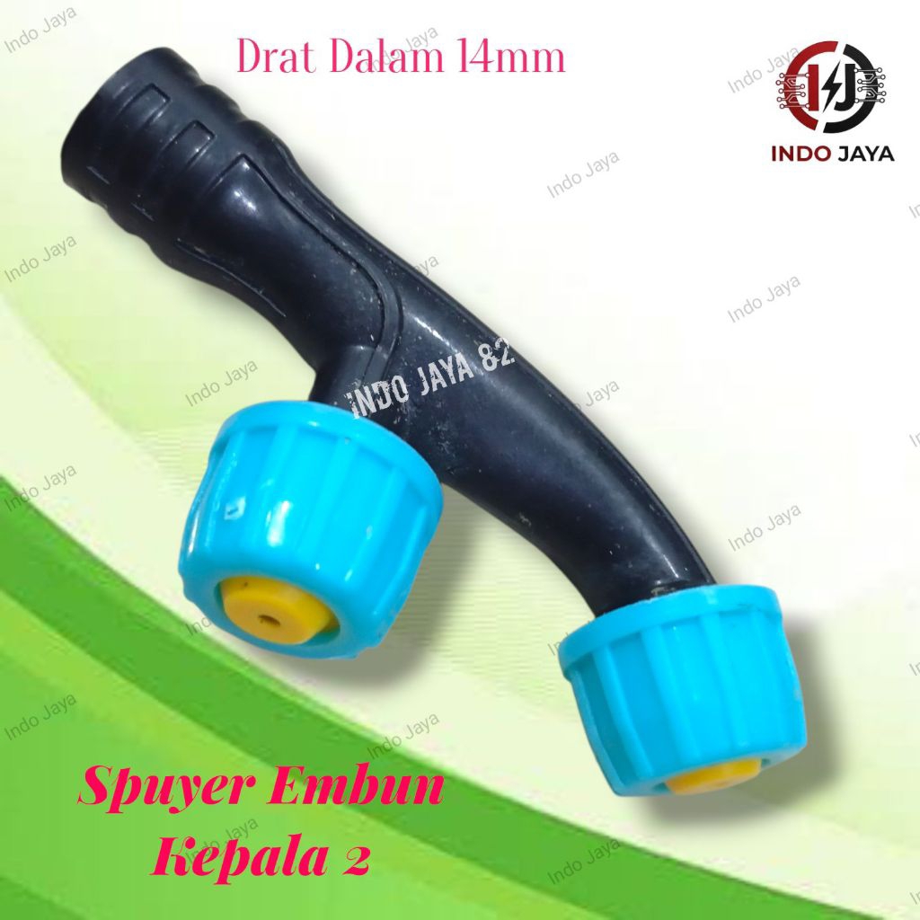 Spuyer Kabut Embun Kepala 2 Biru Nozzle Embun Tangki Semprot