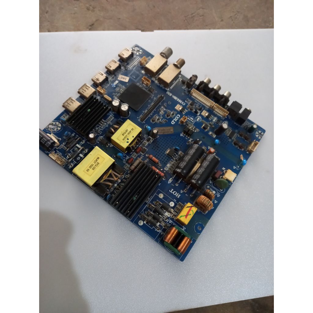 mb mainboard mesin tv led polytron 43ts153 original