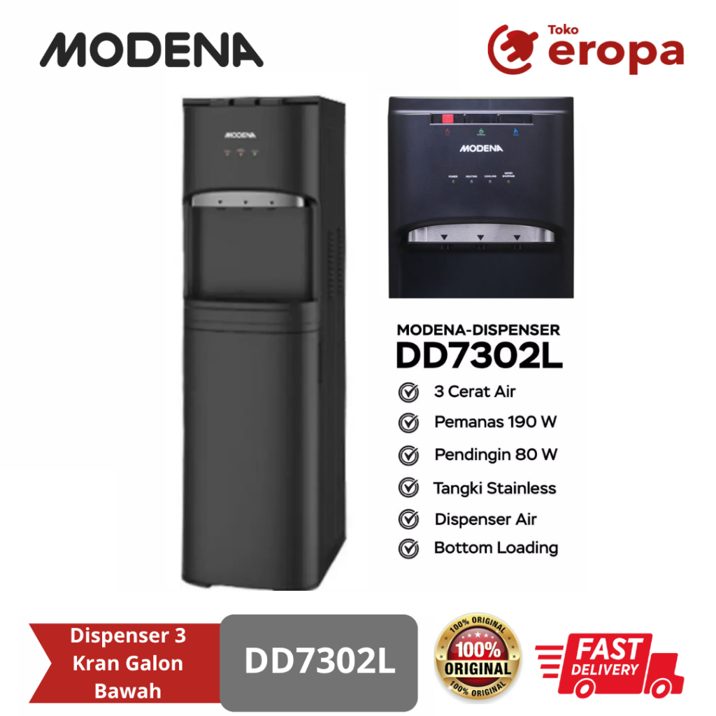 Dispenser 3 Kran Galon Bawah Modena DD7302L