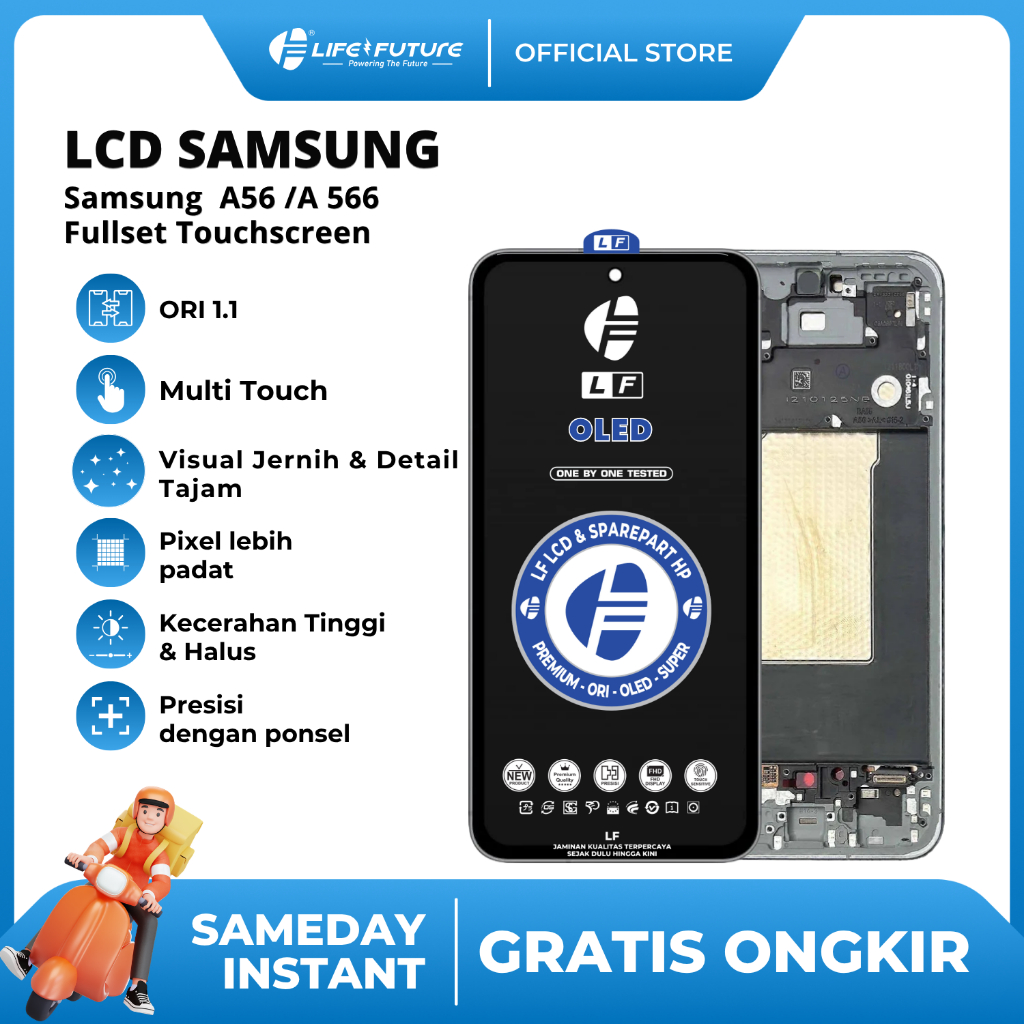 LF - LCD Samsung A56 / A566 Fullset Touchscreen