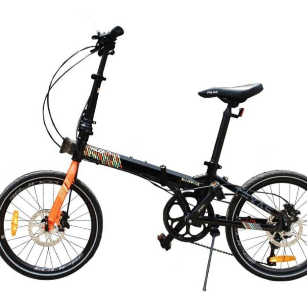 Sepeda Lipat Folding Bike 20 Element Police Texas 8 Speed ALLOY SUPER MURAH