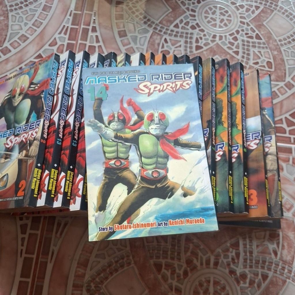 komik masked rider spirits cabutan