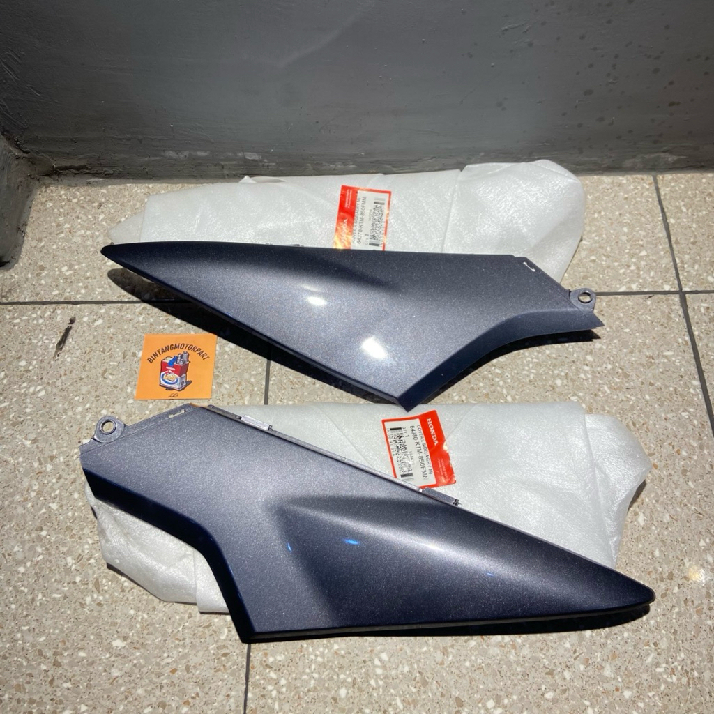 64370 64380 KTM 850FMN COVER SAMBUNGAN BODY SAMPING SUPRA X125 ABU ABU KANAN KIRI SET ORIGINAL AHM