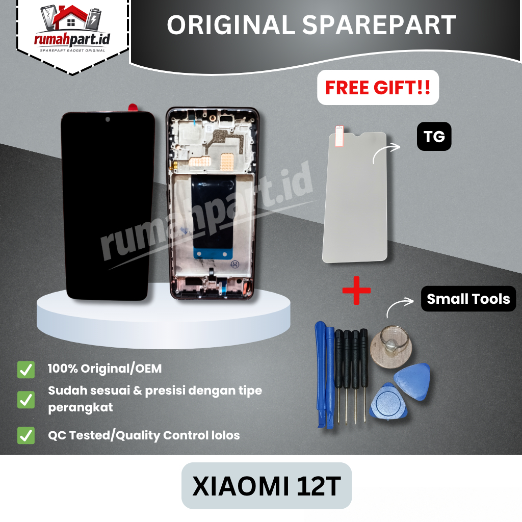 LCD FULLSET XIAOMI 12T 5G ORIGINAL