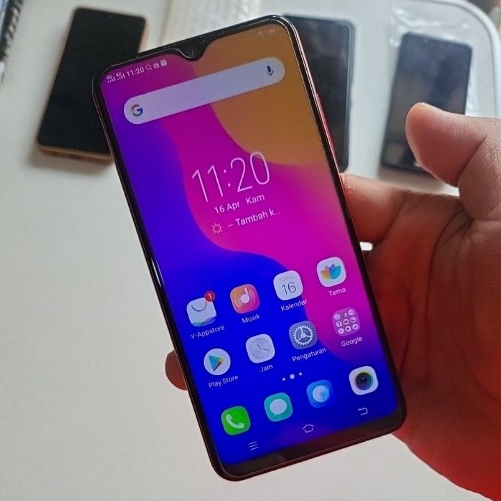 Hp second siap pakai Vivo Y93 /1814 Ram 3/32 GB 4G Original Normal Hp batangan