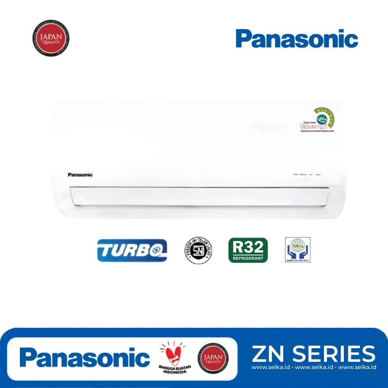 PANASONIC - AC SPLIT ZN SERIES CS-ZN5YKP / CS-ZN7YKP / CS-ZN9YKP AC STANDARD NON INVERTER (0.5PK, 3/
