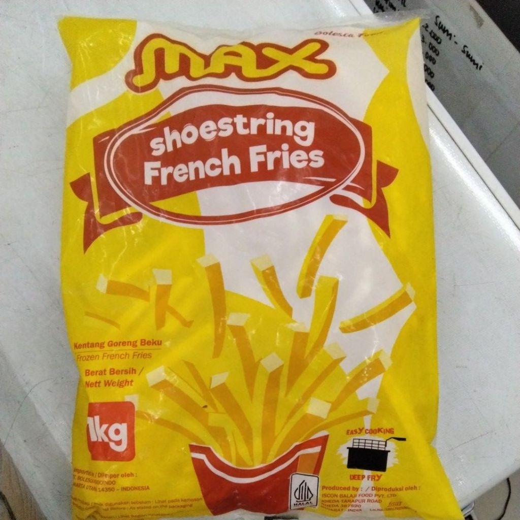 kentang max shoestring 1kg