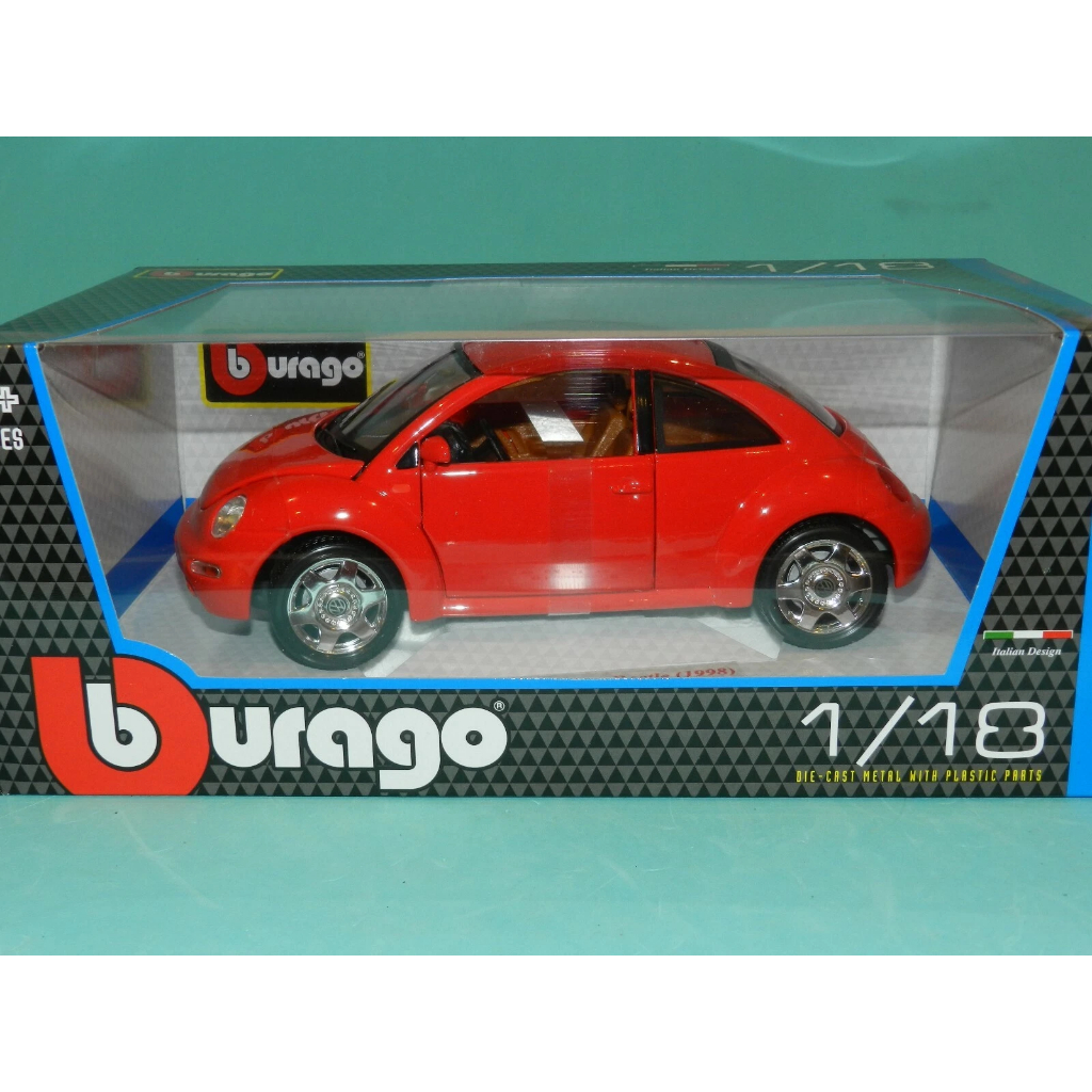 Bburago Volkswagen New Beetle 1998 Diecast Mobil Bburago 1/18