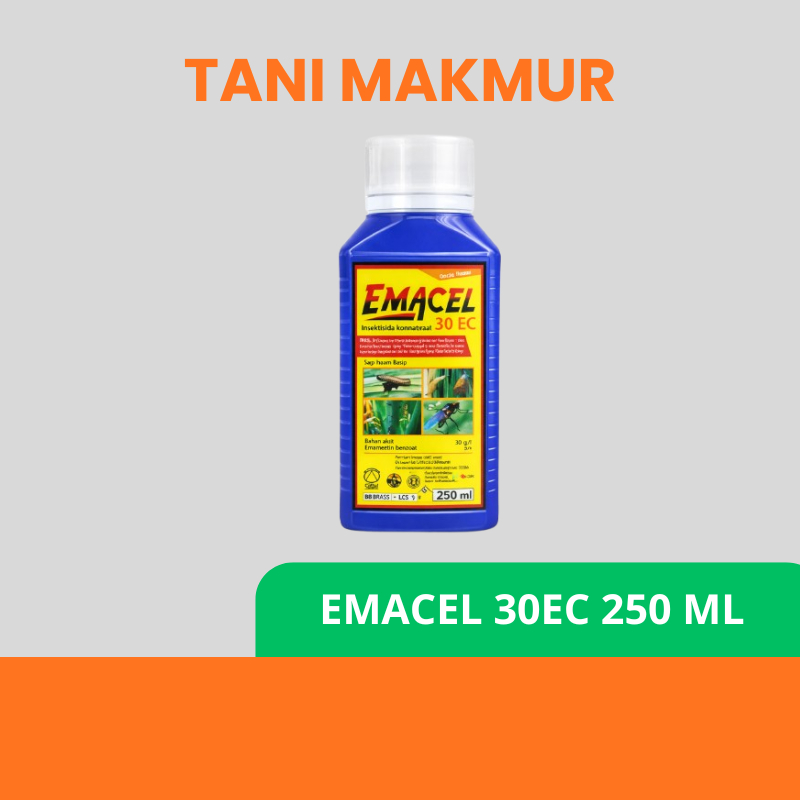 Emacel 250 Ml Original Kemasan Pabrik - Insektisida Emacel 30 EC 250ml Emamektin Benzoat,Efektif Unt