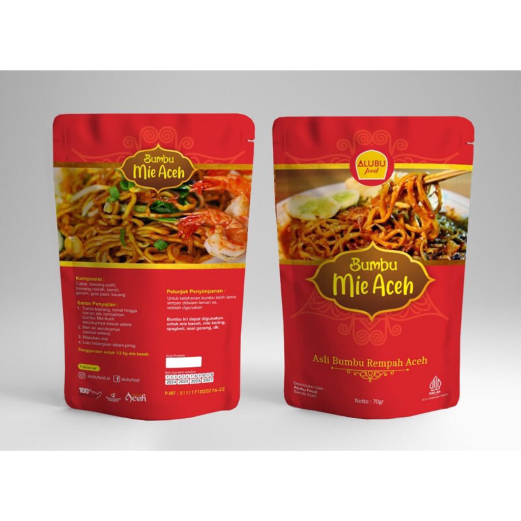 Bumbu Mie Aceh Bumbu Mie Instan Mie Aceh Mie Instan Makanan Aceh Bumbu Aceh Mie Instan Pedas (Alubu 