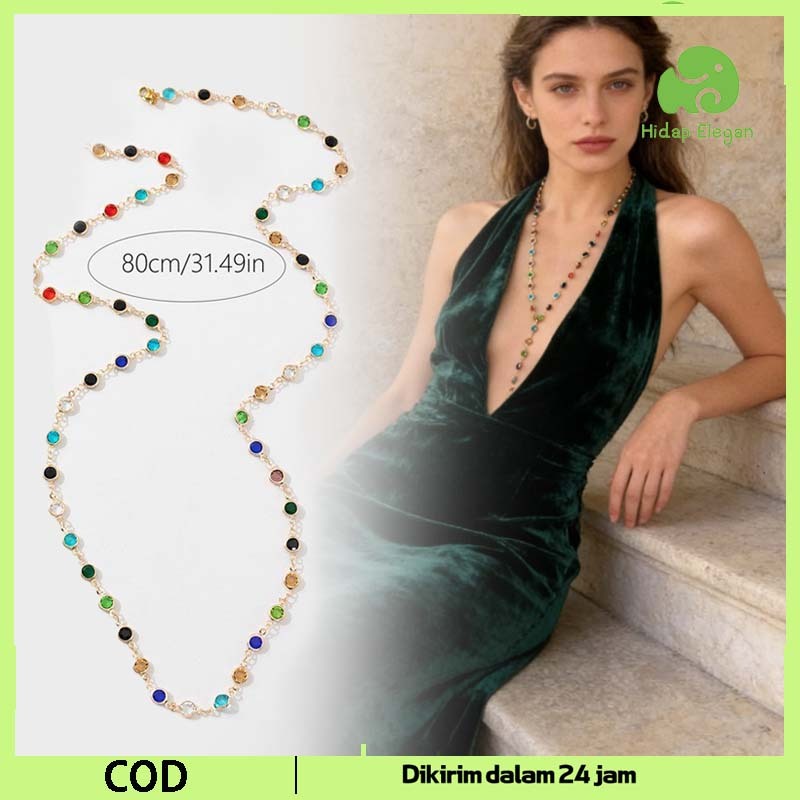 Kalung Aksesoris Panjang Wanita Tulang Selangka Kalung Yg Panjang Ceruk Kalung Trend Panjang