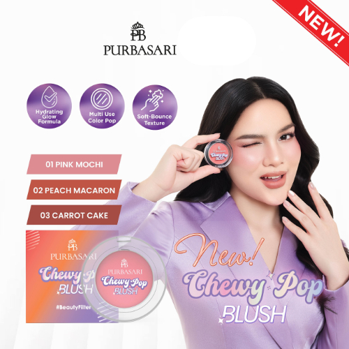 Purbasari Chewy Pop Blush / Cream Blush On Beauty Filter BY beautyPALL