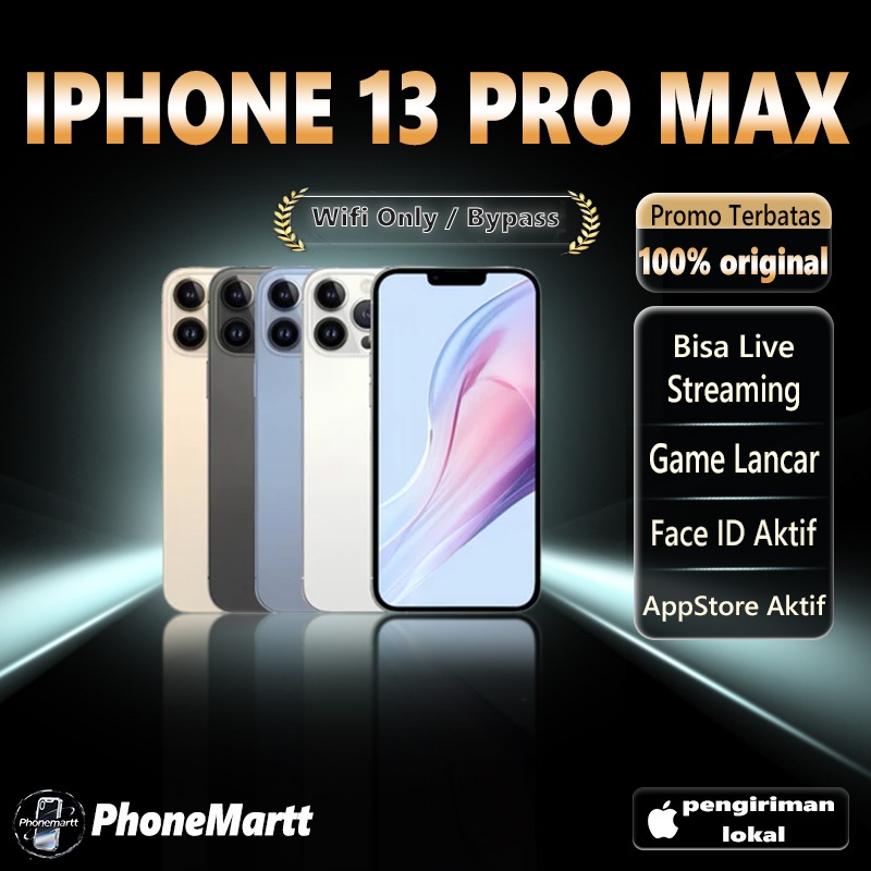 Apple iPhone 13 PRO MAX SECOND ORIGINAL 128/256/512GB Inter Mulus Like New Face ID WiFi-Only Simlock
