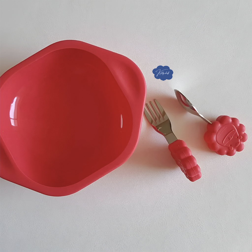 Marcus and Marcus Toddler Mealtime Set - piring anak - piring silikon - piring mpasi