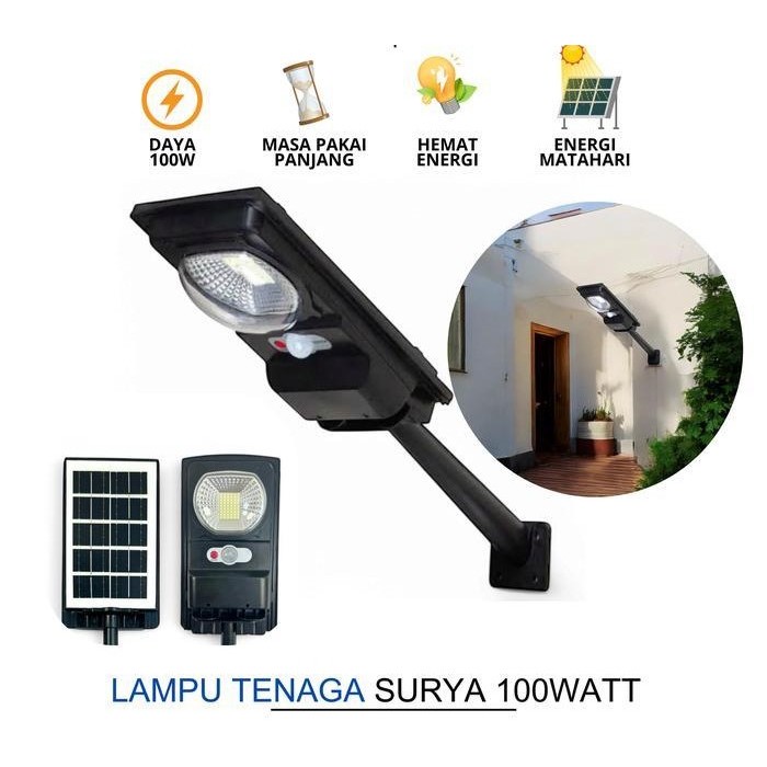 Philips - Lampu Jalan Solar Cell Lampu Dinding Tenaga Surya Tenaga Matahari 100W 200W Super Terang