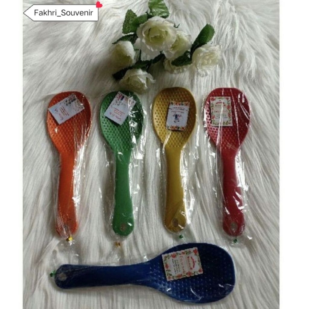 souvenir isi 50 smpai 100pcs centong tebal kemasan plastik souvenir pernikahan centong nasi centong 