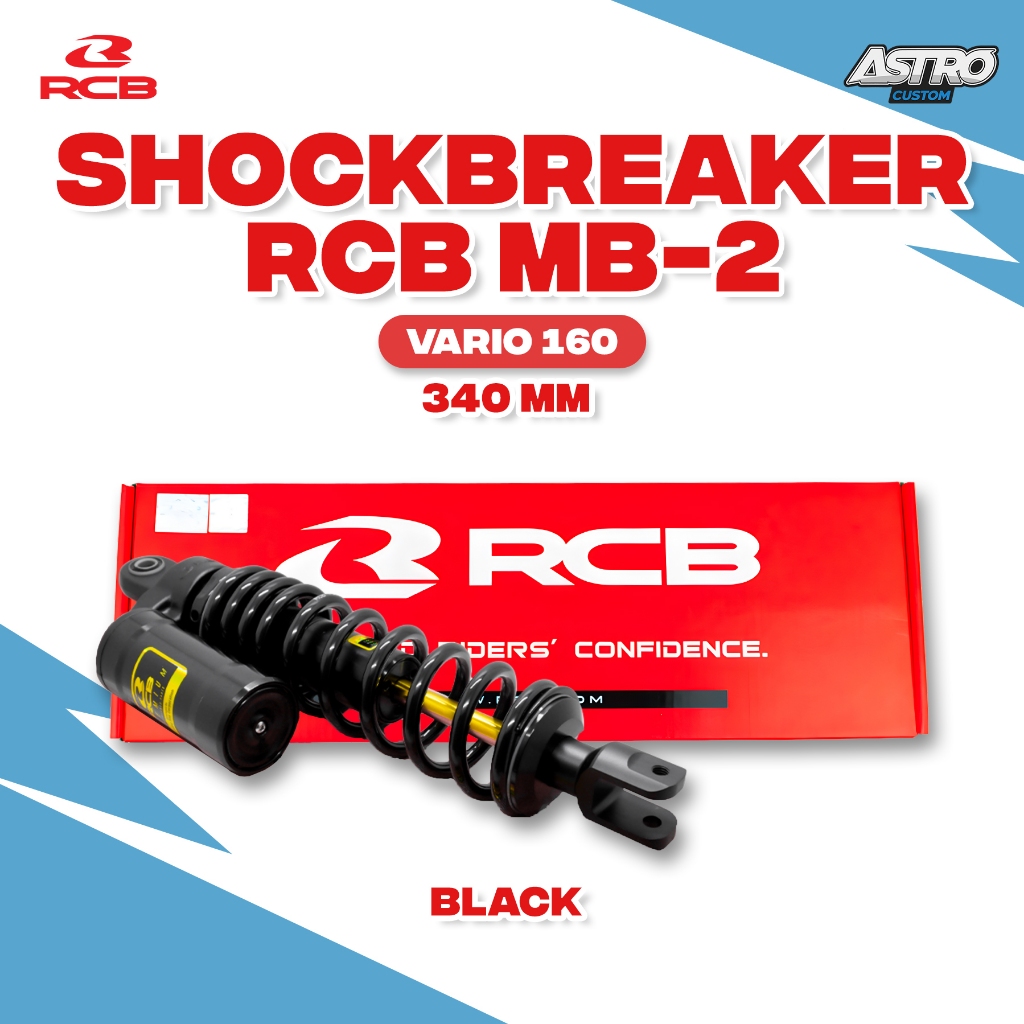 RCB Monoshock Vario 160 340MM MB-2 Series Shockbreaker Shock Belakang Tabung Racing Astrocustom
