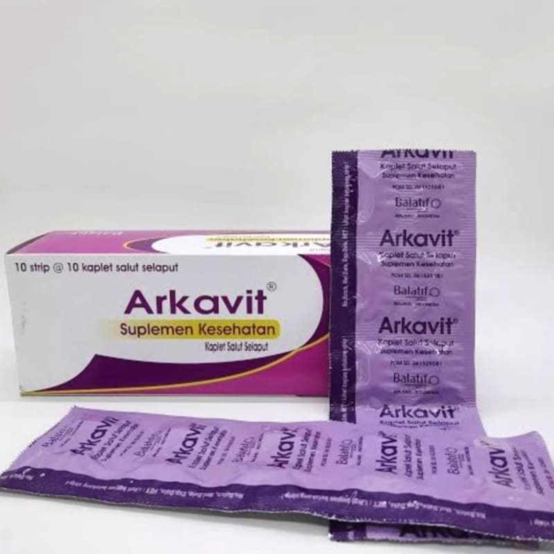ARKAVIT MULTIVITAMIN B KOMPLEK ISI 10 KAPSUL/STRIP