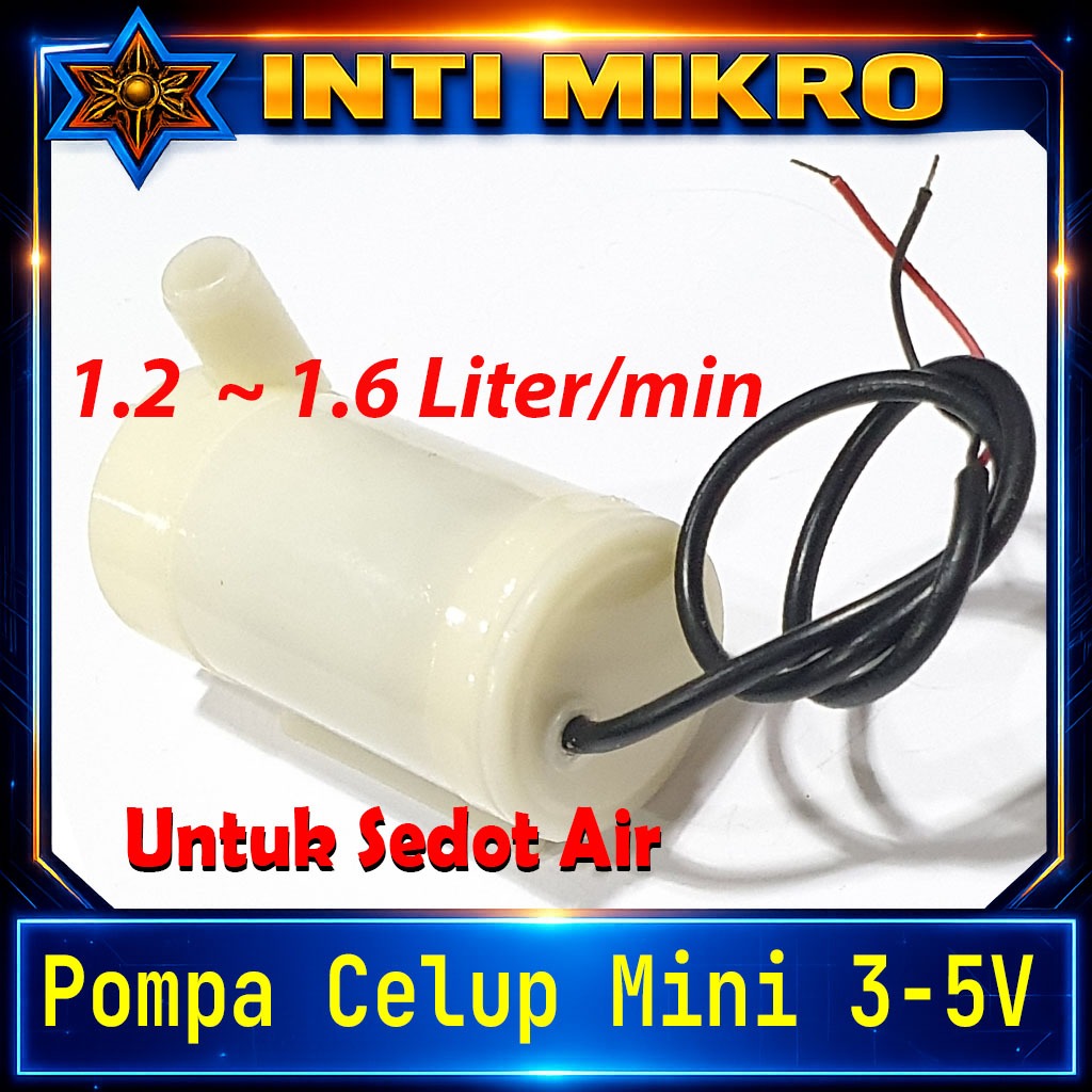 pompa air celup mini submersible water pump dc aquarium