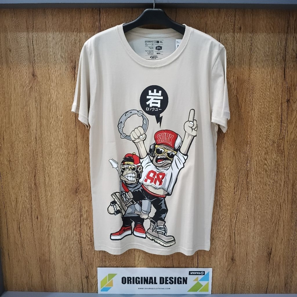 T-shirt/kaos/atasan Activewear pria Sharks.co brand original