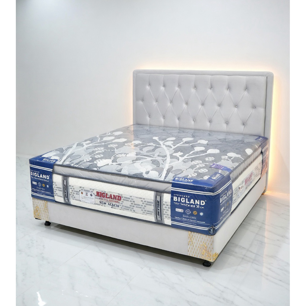 SpingBed BigLand New Acacia  180 x 200 Tebal 38 cm Bergaransi resmi