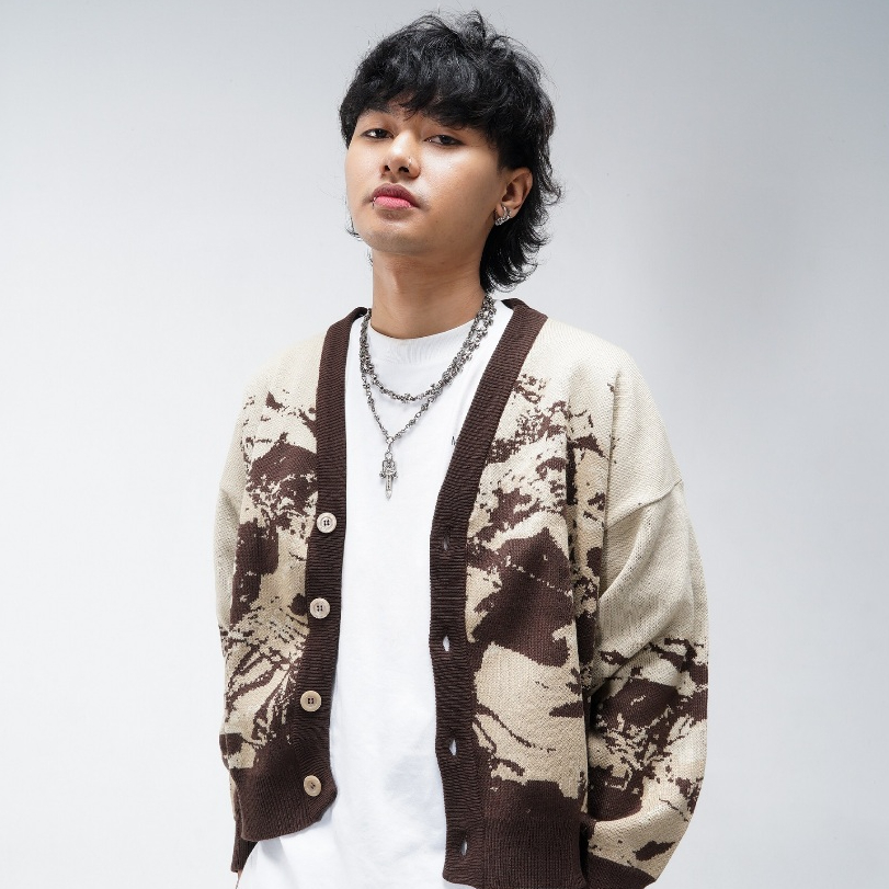 Knite wear Boxy Fit | unisex |sweater rajut pria/wanita | cardigan | CLV WAR ILIAD