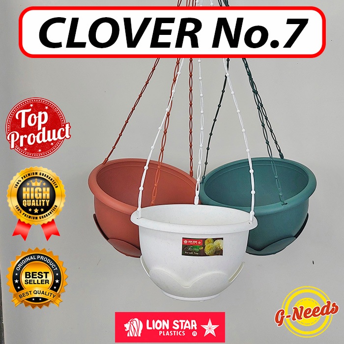 Pot Gantung / Pot Bunga Gantung CLOVER No 7 Lion Star