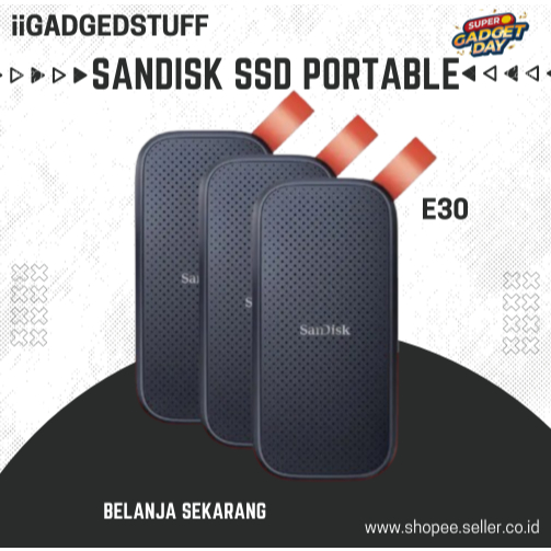 SanDisk Extreme Portable SSD 2TB Type-C USB 3.2 V2 Hardisk Eksternal