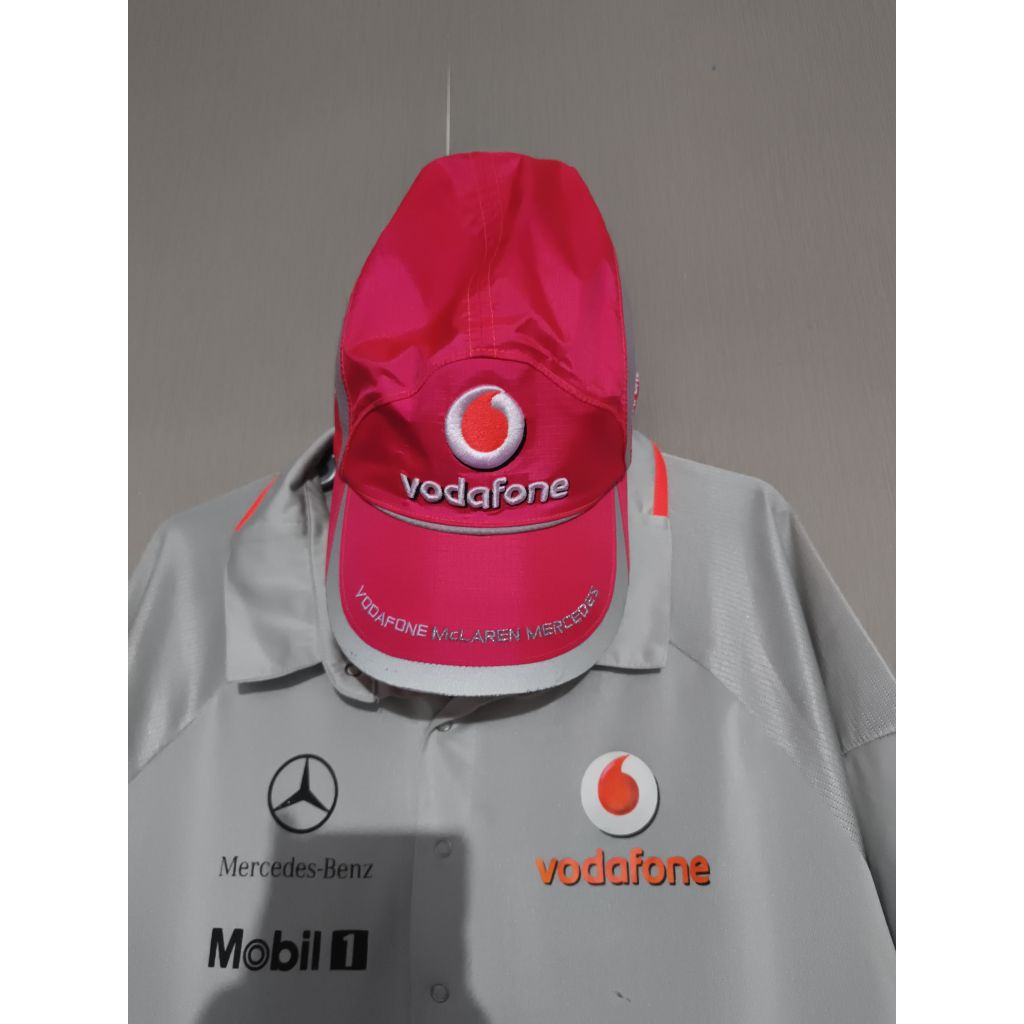 topi mercedes x McLaren vodafone official F1 merchandise