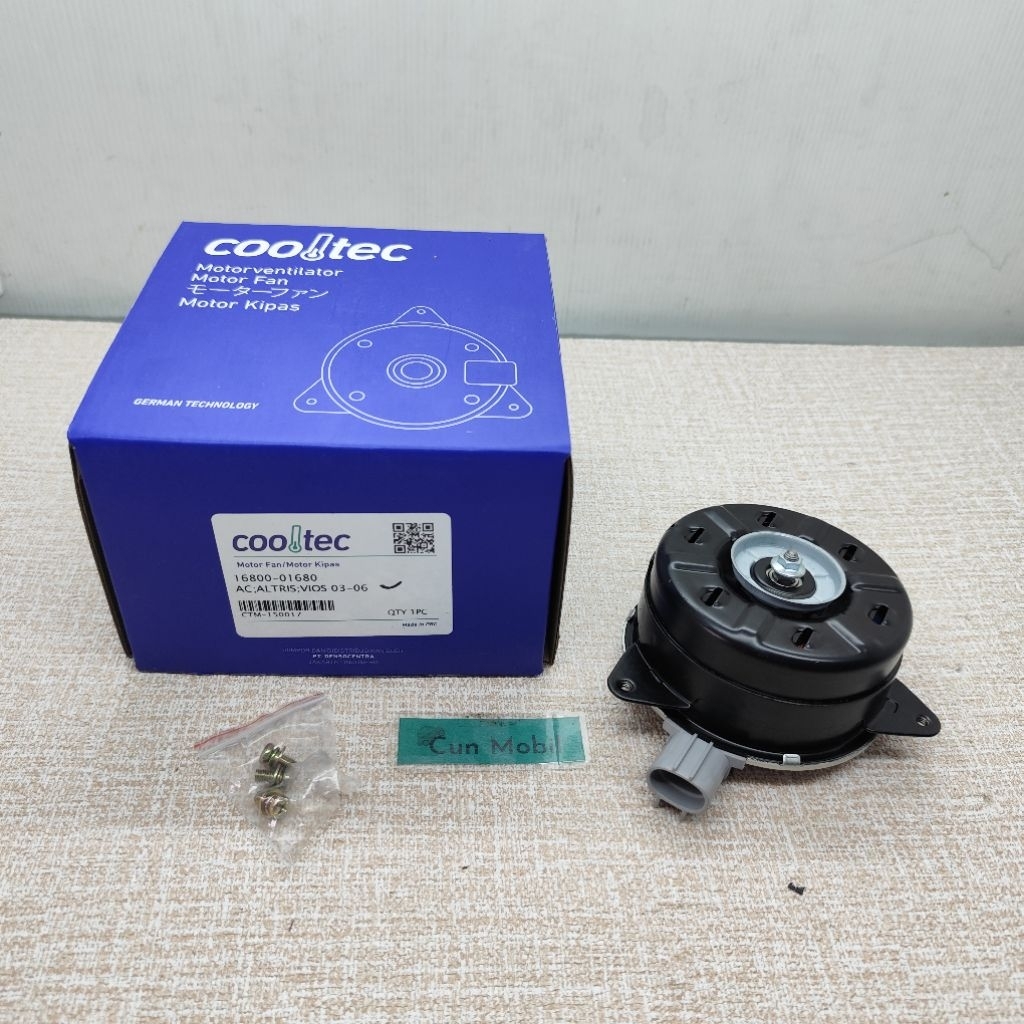 Motor fan radiator Altis. Vios 2003-2006 16800-01680 Cooltech