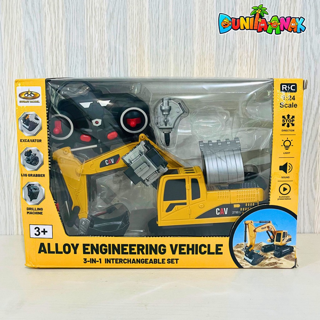 MAINAN MINI EXCAVATOR DENGAN REMOTE CONTROL