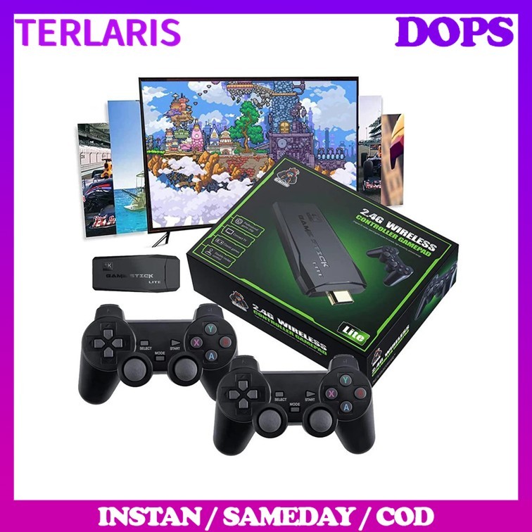 Terlaris Video Game Classic HDMI Stick Console Mini M8 Retro Multi Emulator Classic Wireless DOPS