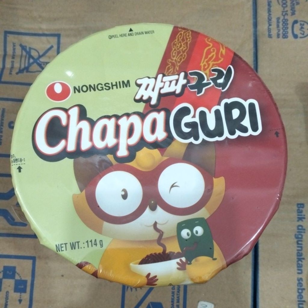 Nongshim Mie Instan Chapaguri Cup Bowl 114gr HALAL
