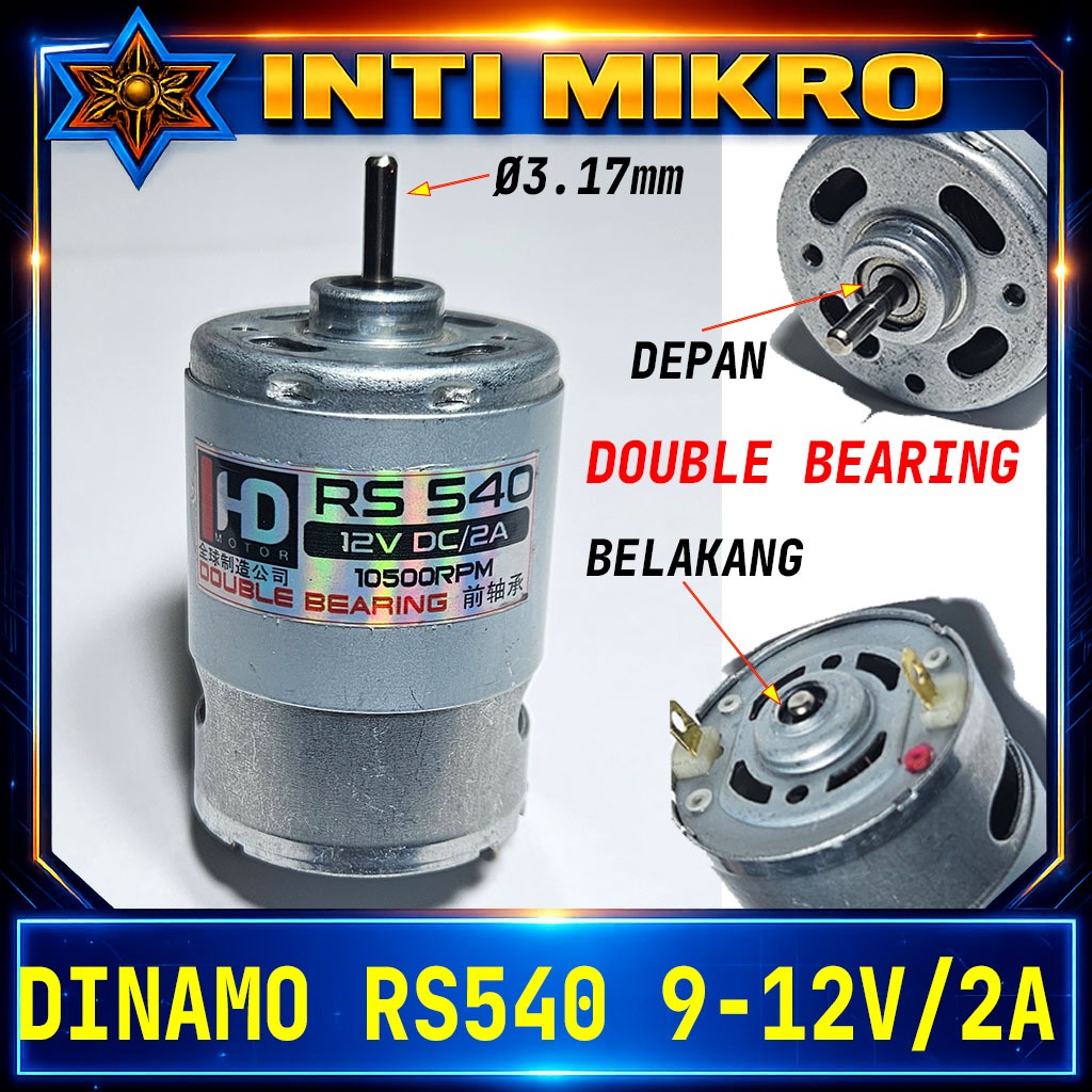 DINAMO RS540 Double Bearing High Quality HD Brand
