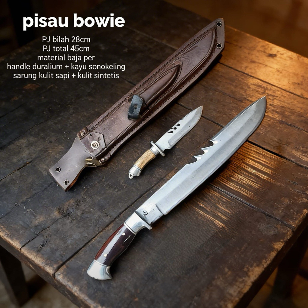 pisau bowie handmade
