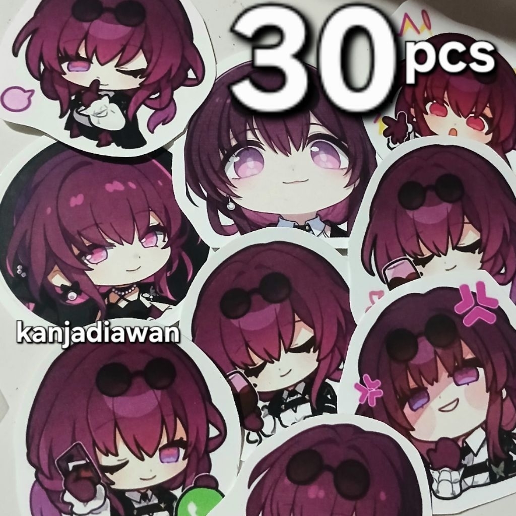 Stiker Kafka Honkai Star Rail 30 pc Kafka