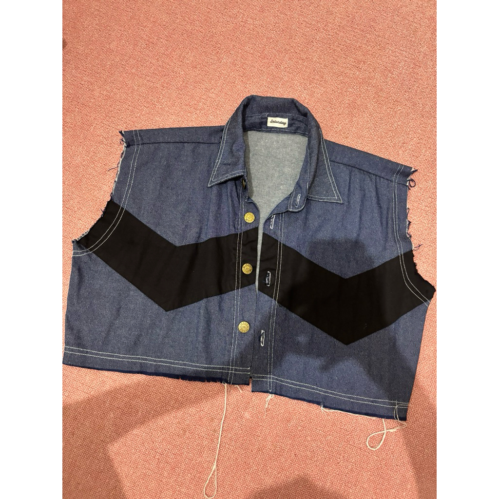 Denim Crop Top