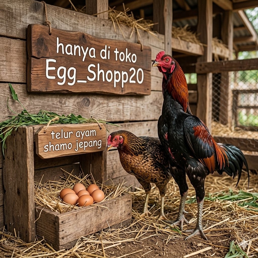 Telur Tetas Ayam Shamo Jepang Asli Original Siap Untuk ditetaskan Egg_shopp20