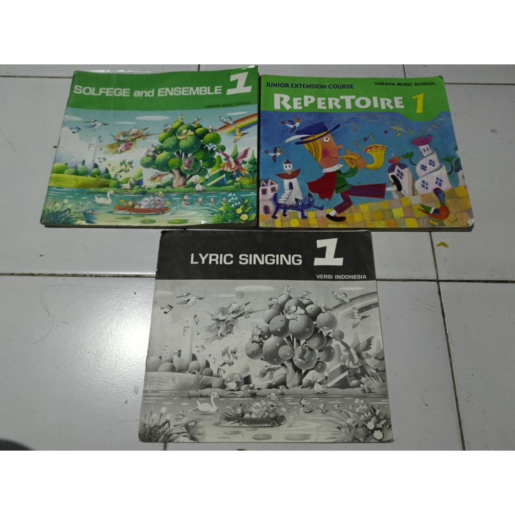 BUKU YAMAHA REPERTOIRE 1 CAP MASIH 1 MULUS BAGUS - Buku musik Yamaha JCX 1