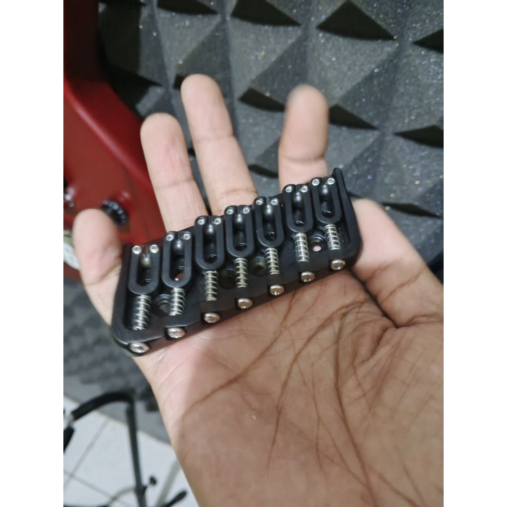 tremolo hipshot fixedbridge gitar elektrik original 7 string multyscale