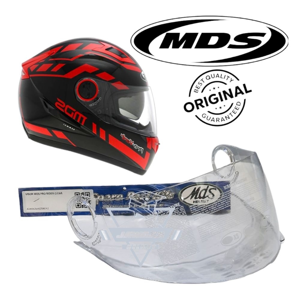 Visor Helm MDS PROVENT Original Kaca Helm Full Face