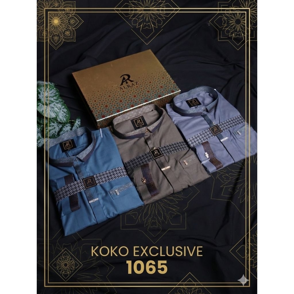 KOKO AL RAZ EXCLUSIVE 1065 | Kemko Al Raz Premium Lengan Panjang Manset Kemasan Box Gold