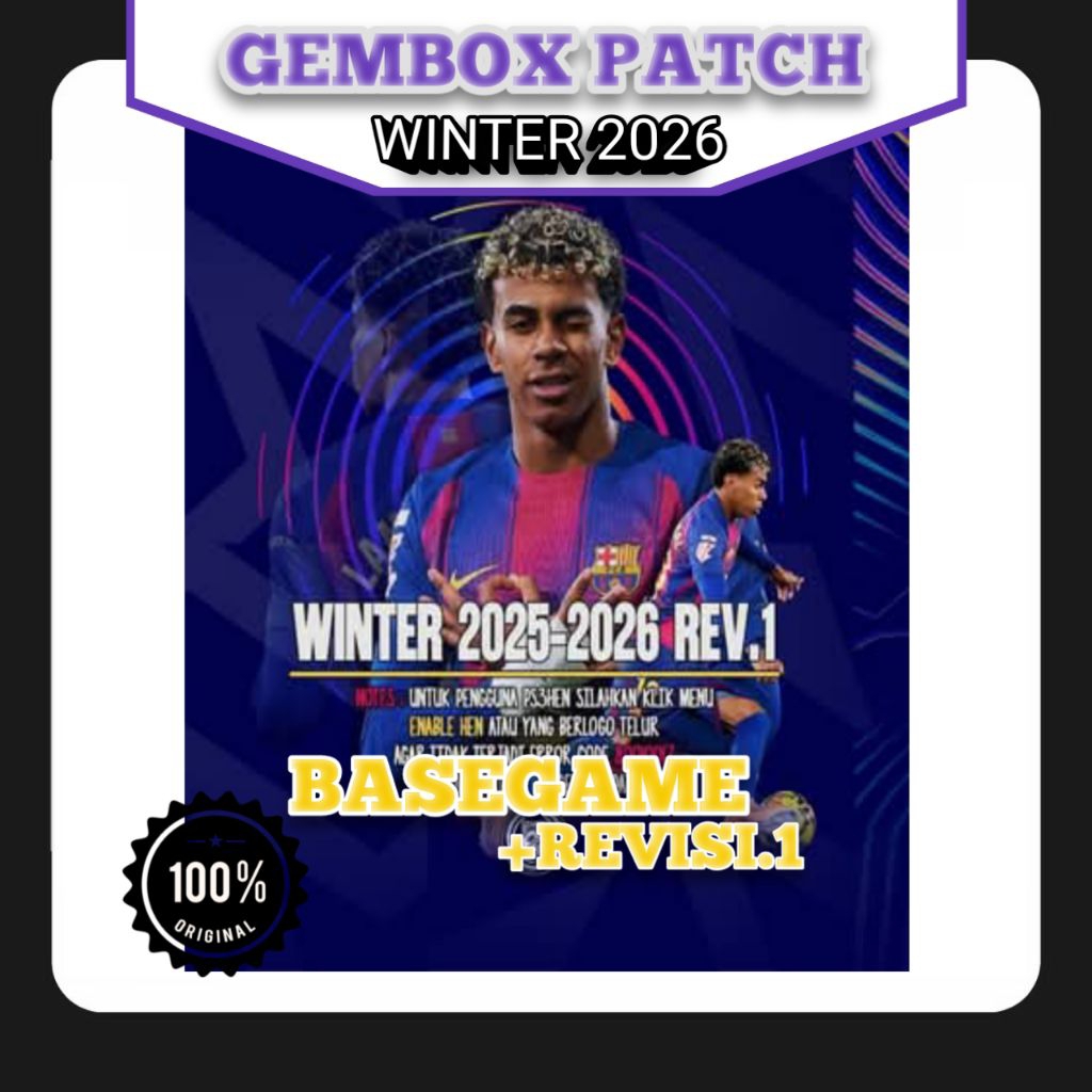 PES 2026 | GEMBOX PATCH WINTER  2026 PS3
