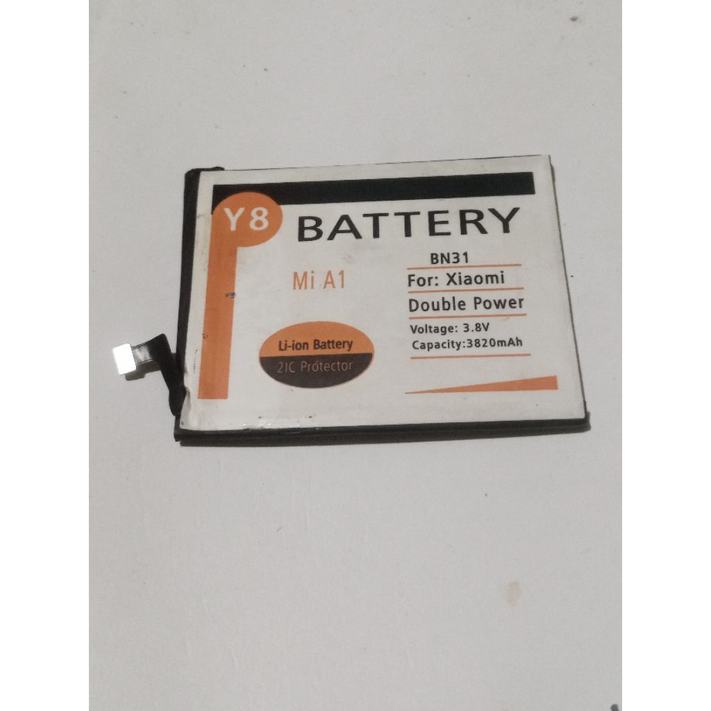 Baterai Xiaomi Mi A1 BN31 Double Power